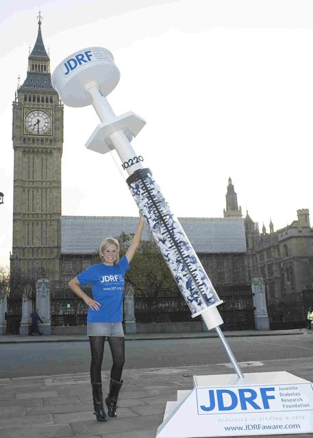 World's Largest Syringe at Parliament   see attached pix and sto
