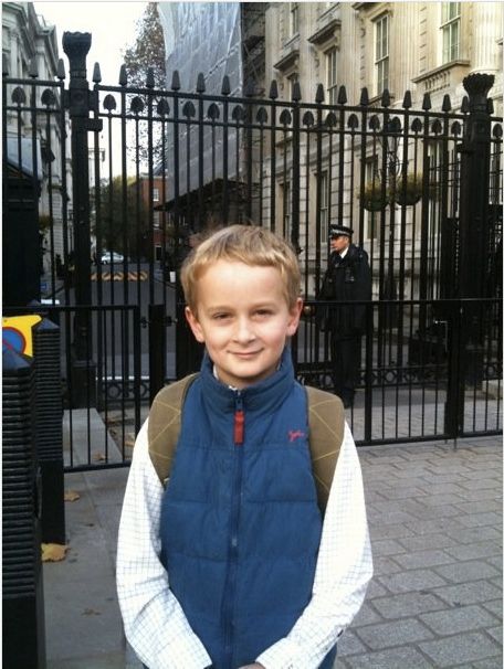 Outside Downing Street