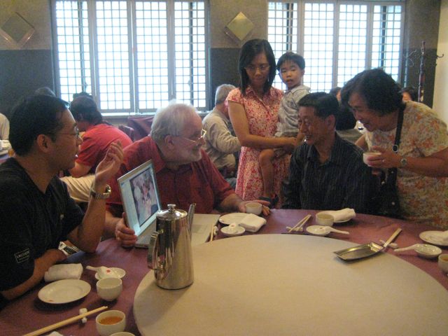 sharing some photographs from home with Abe's family