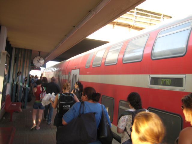 arrival at Har Ha Carmel 