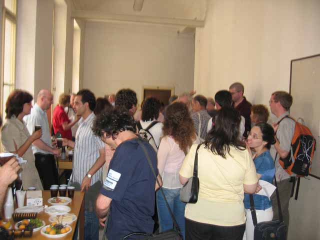 Before the conference for Eddie & David