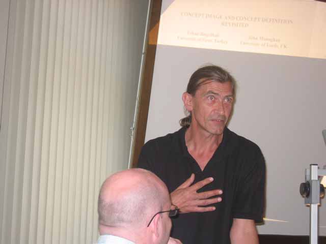 John Monaghan, David's first PhD student