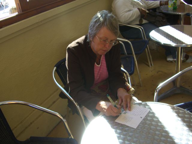 Sue writes a postcard from Brighton for Becki