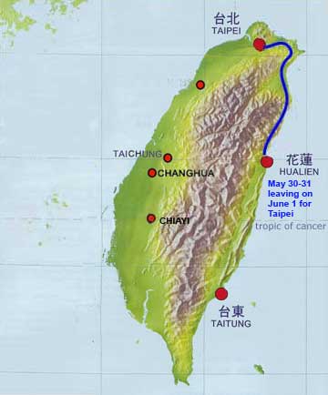 hualien-map